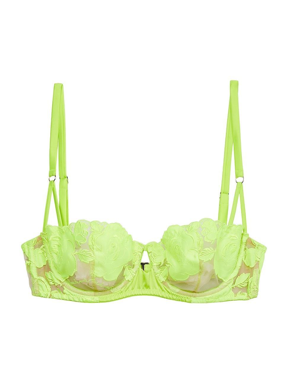 Womens Fleur du Mal x Marilyn Monroe Rosette Lace Balconette Bra Product Image