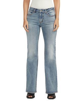 Silver Jeans Co. Womens Be Low Low Rise Flare Jeans Product Image