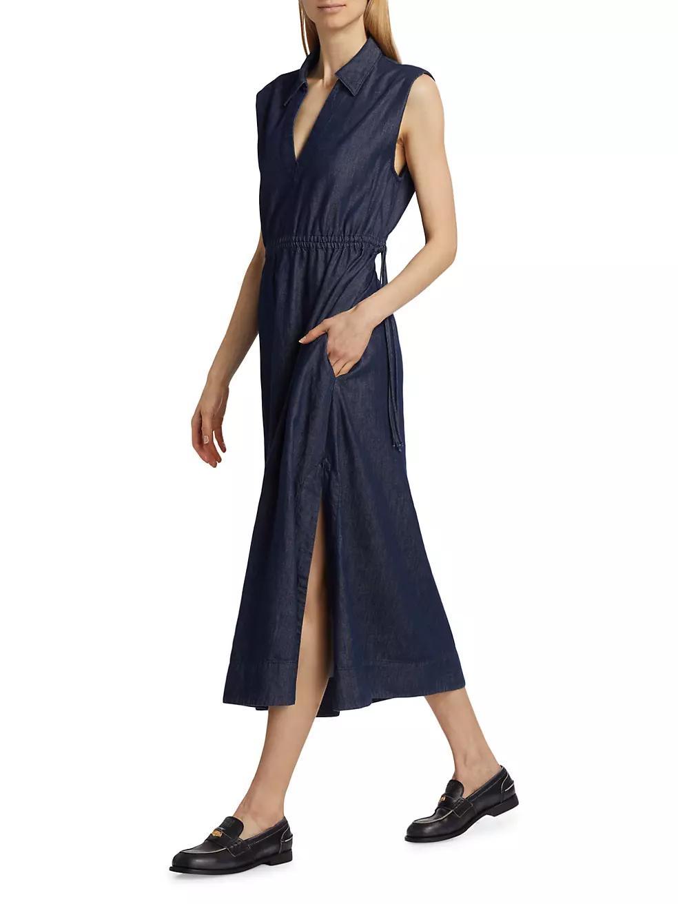 Ultra Featherweight Soraya Denim Midi-Dress Product Image