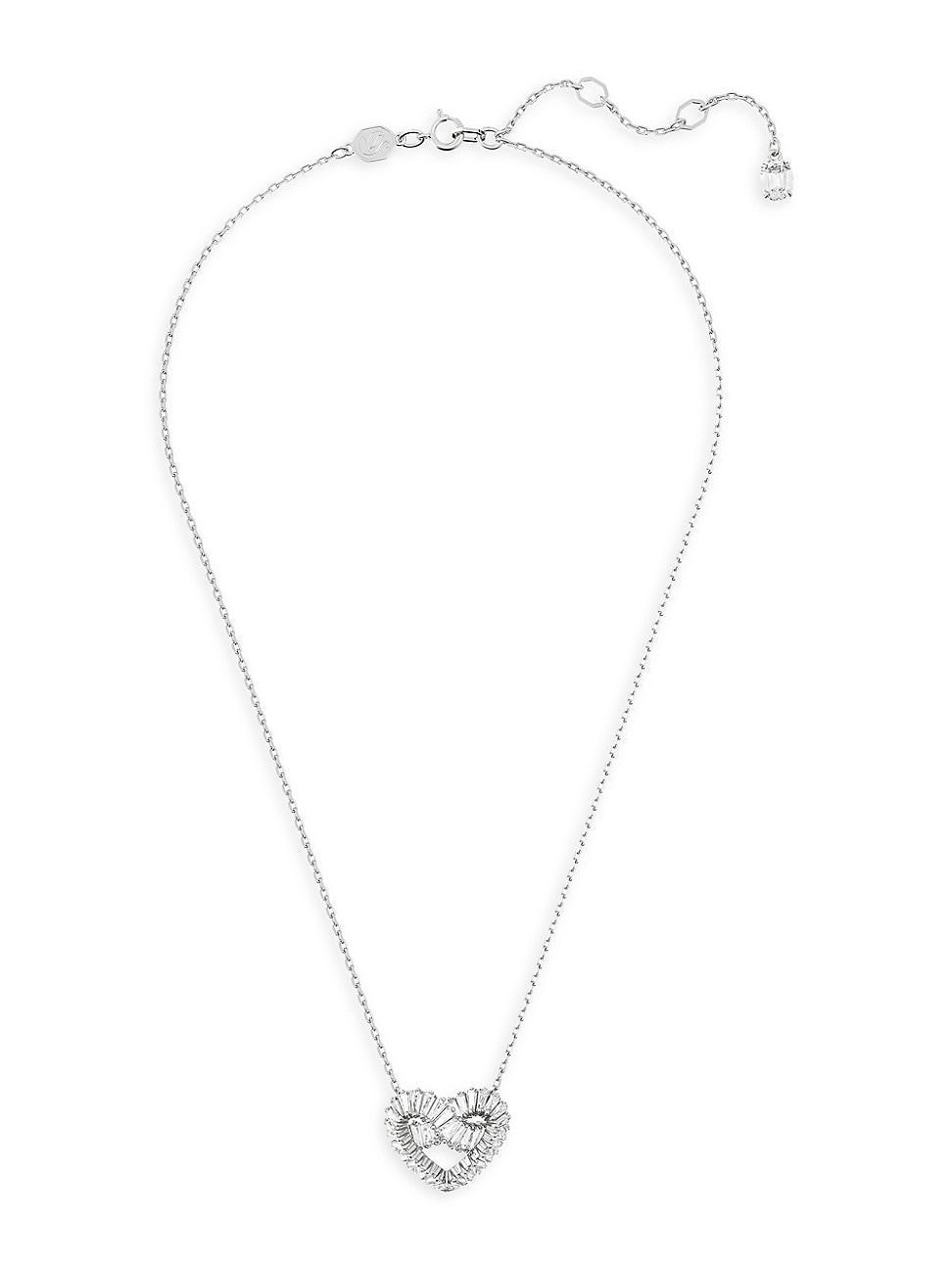 Swarovski Matrix Woven Crystal Heart Pendant Necklace Product Image