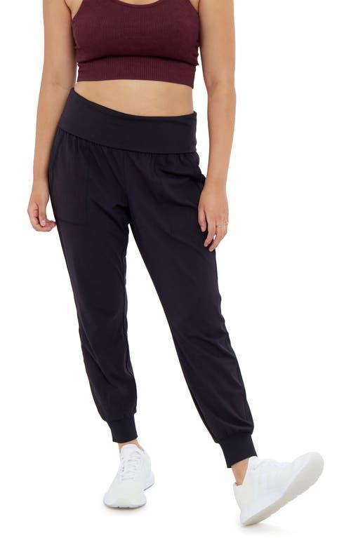 Ingrid & Isabel Fold Down Active Maternity Joggers Product Image