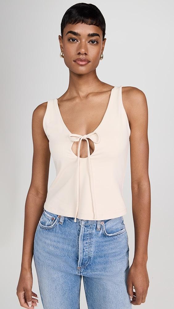 Susana Monaco Circle Front Tank Top | Shopbop Product Image