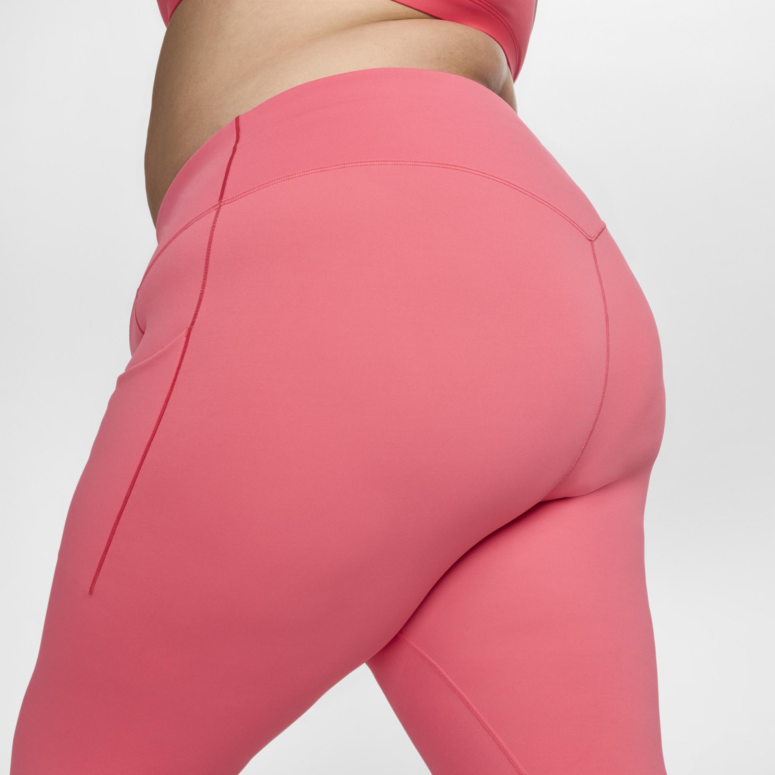 Nike Womens Universa Medium-Support High-Waisted 7/8 Leggings with Pockets (Plus Size) Product Image