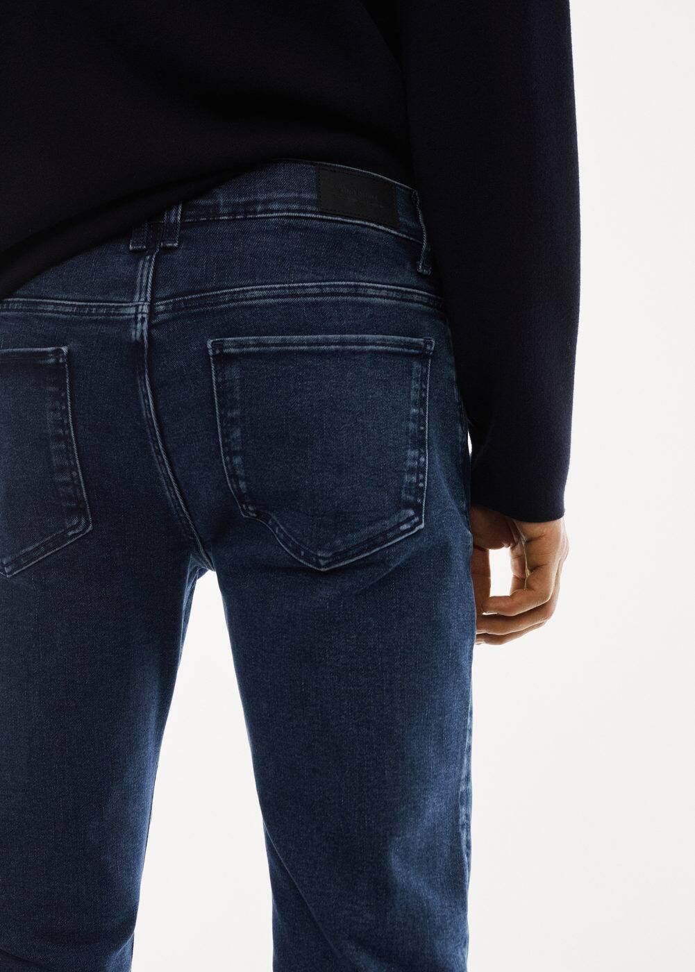 Mango Mens Thermolite Slim-Fit Jeans Product Image