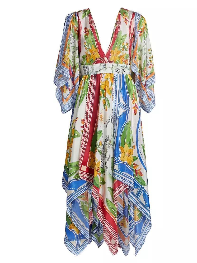 Tropical Destination Scarf Maxi Dress Product Image