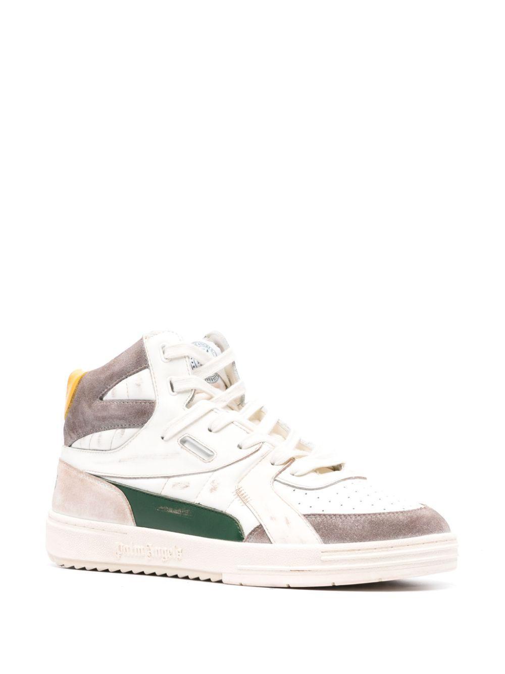 PALM ANGELS University Old School Sneakers In Beige Product Image