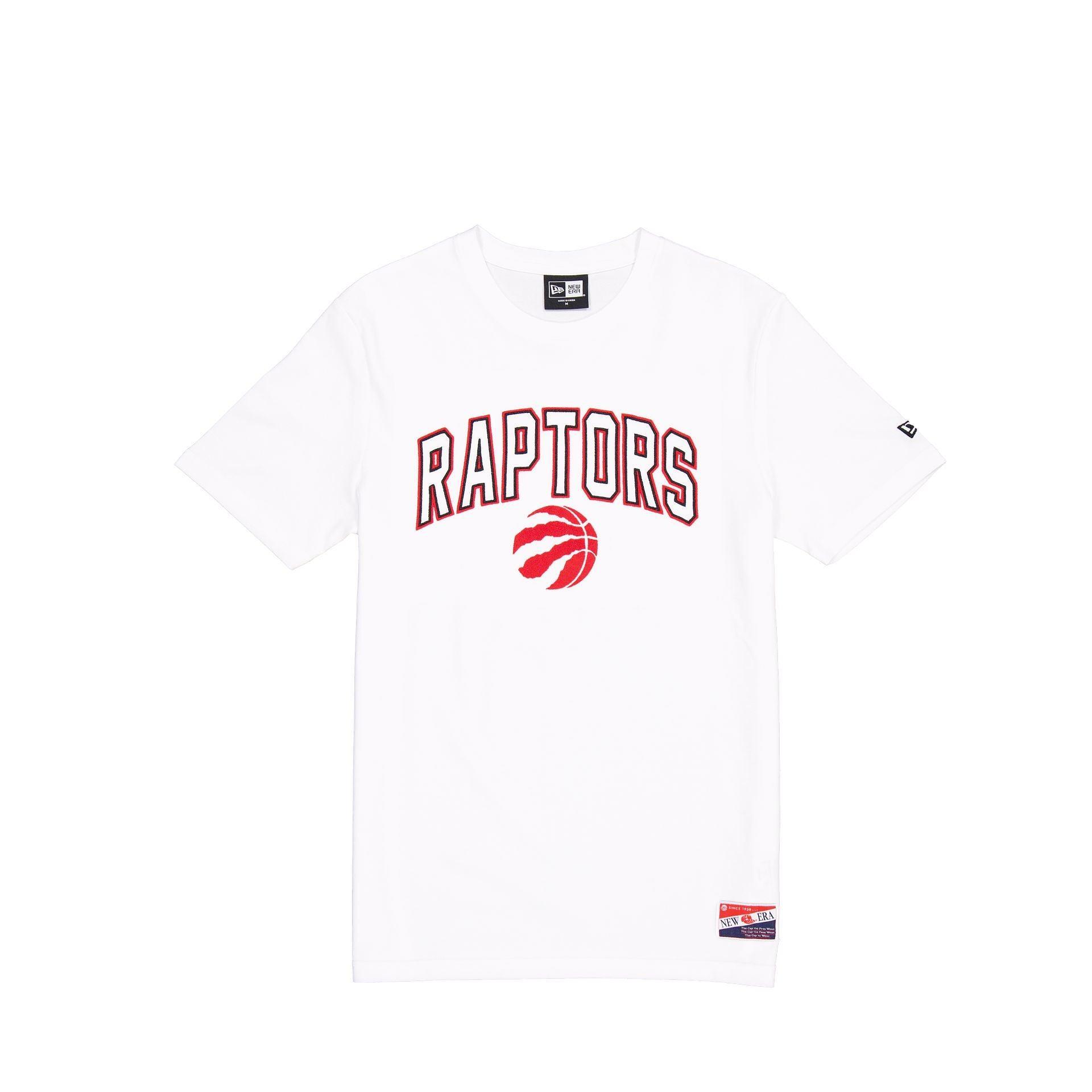 Toronto Raptors Throwback White T-Shirt Male Product Image