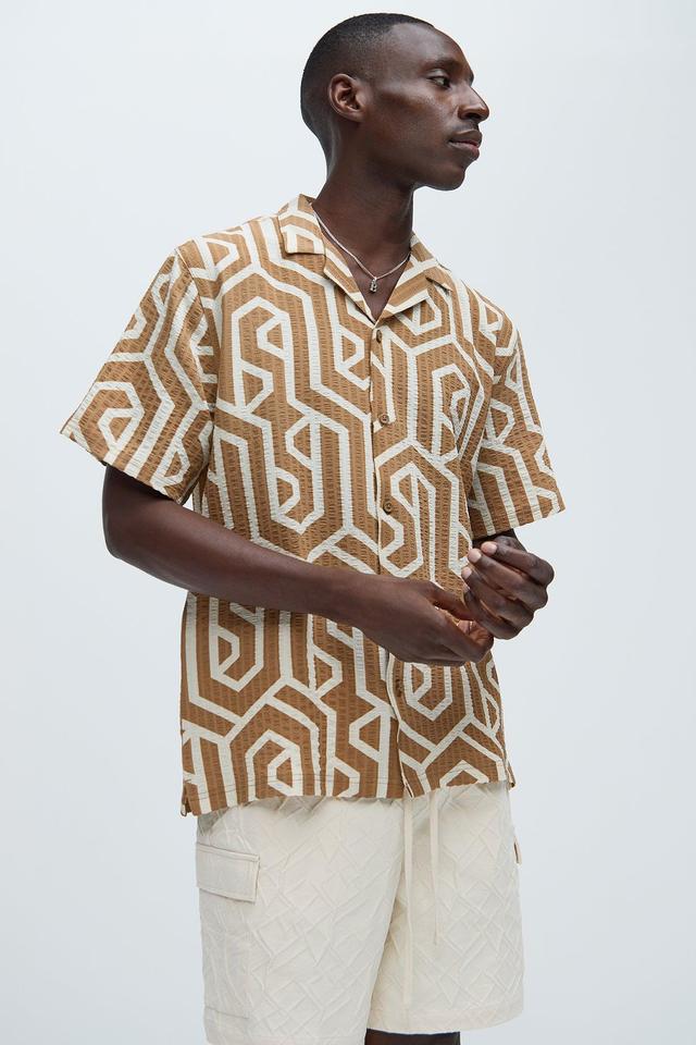 In Tune Shirt - Taupe/combo Product Image