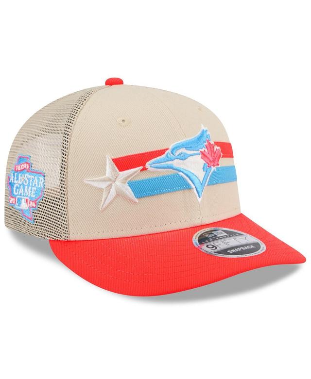 Mens New Era Cream Toronto Blue Jays 2024 MLB All-Star Game Meshback Low Profile 9FIFTY Snapback Hat Product Image