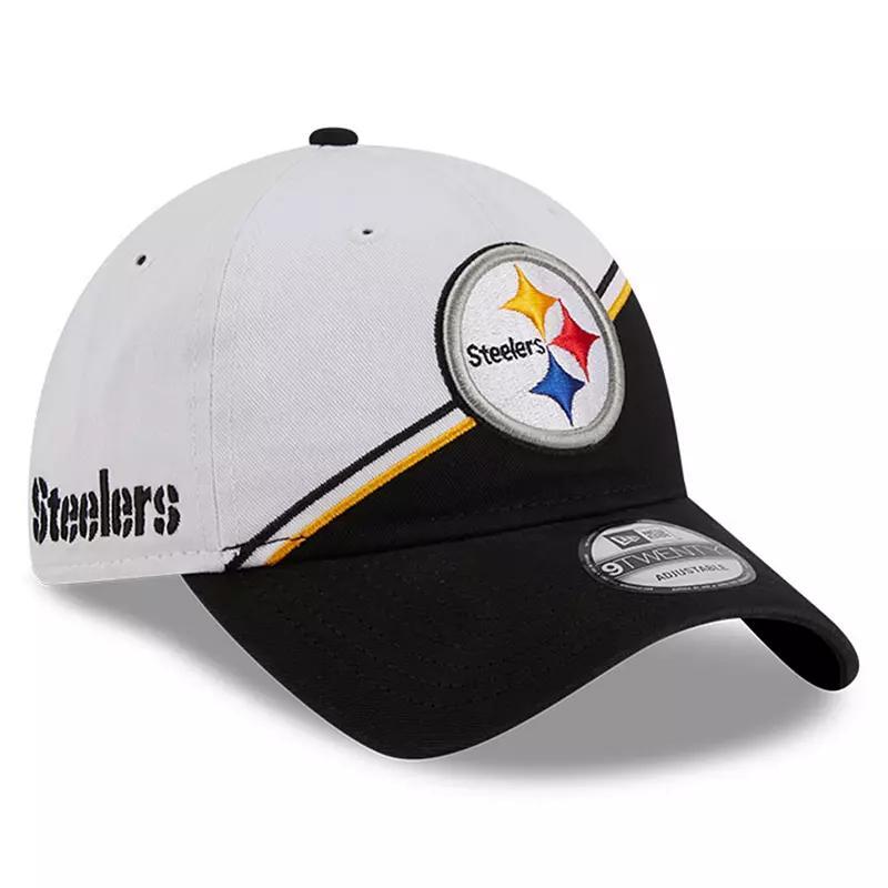 Mens New Era /Black Pittsburgh Steelers 2023 Sideline 9TWENTY Adjustable Hat Product Image