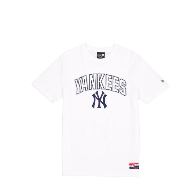 New York Yankees Throwback White T-Shirt Male Product Image