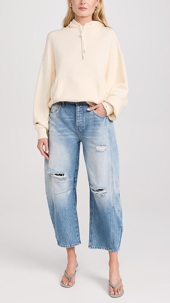 Free People Good Luck Mid-Rise Barrel Jeans | Shopbop Product Image