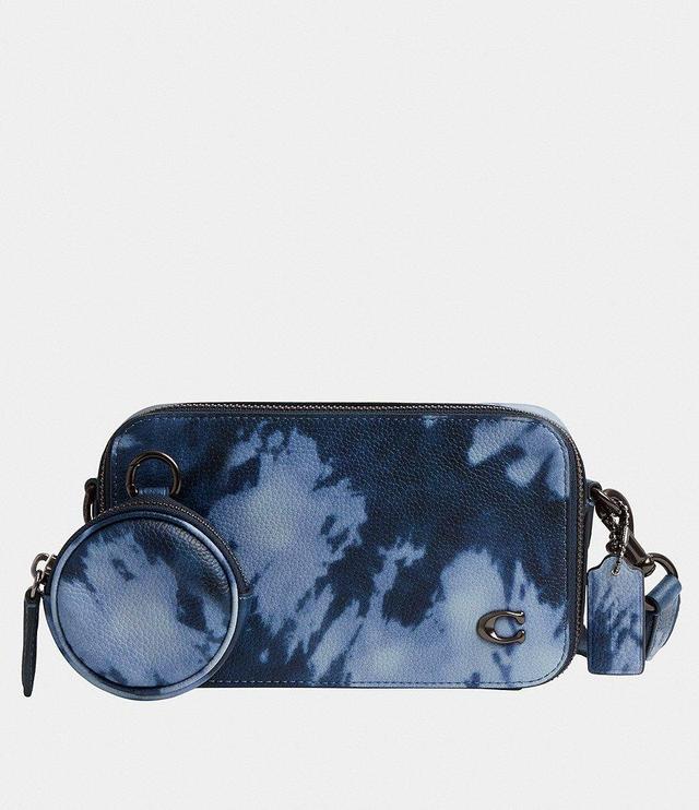 COACH Slim Charter Signature Canvas Jacquard Tie-Dye Print Crossbody Bag Product Image