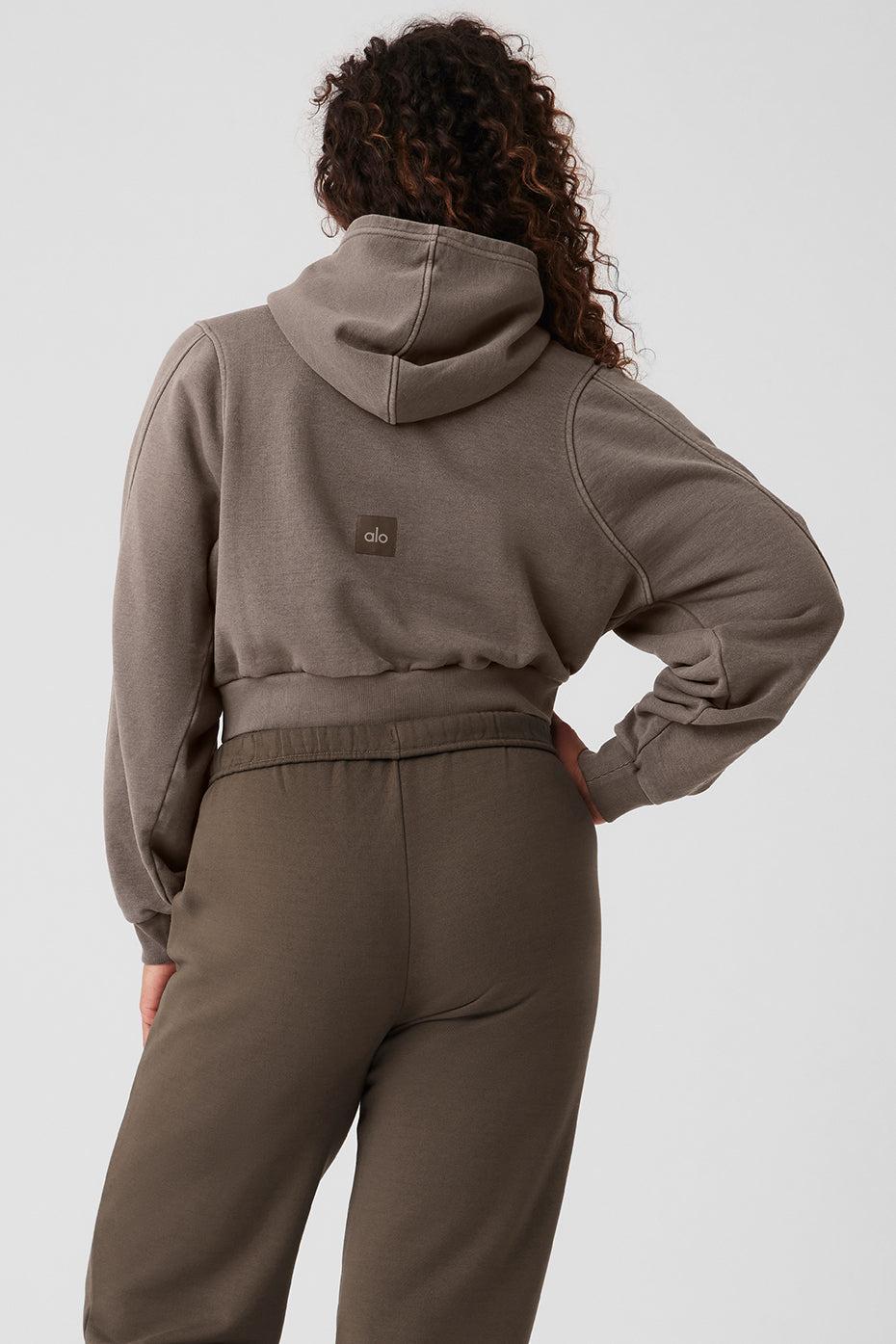 Washed Sweet Escape Hoodie - Olive Tree Wash Female Product Image