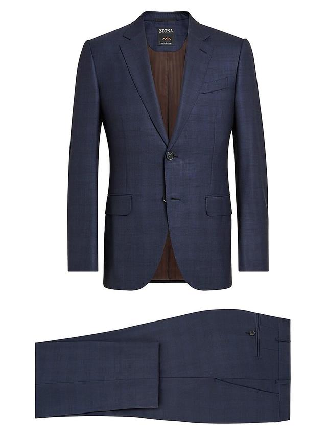 Mens Centoventimila Wool Suit Product Image