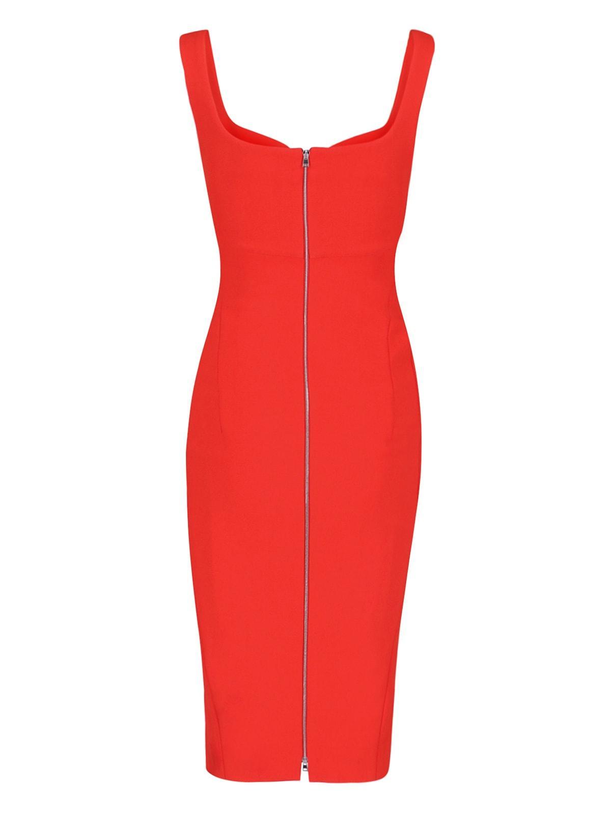 Midi Dress T-shirt In Red Product Image