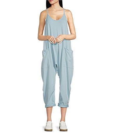 Free People FP Movement Sleeveless Scoop Neck Ankle Length Patch Pocket Hot Shot Onesie Product Image