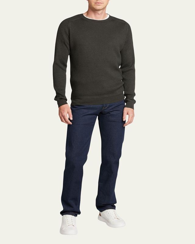 Mens Single-Wash Selvedge Denim Jeans Product Image