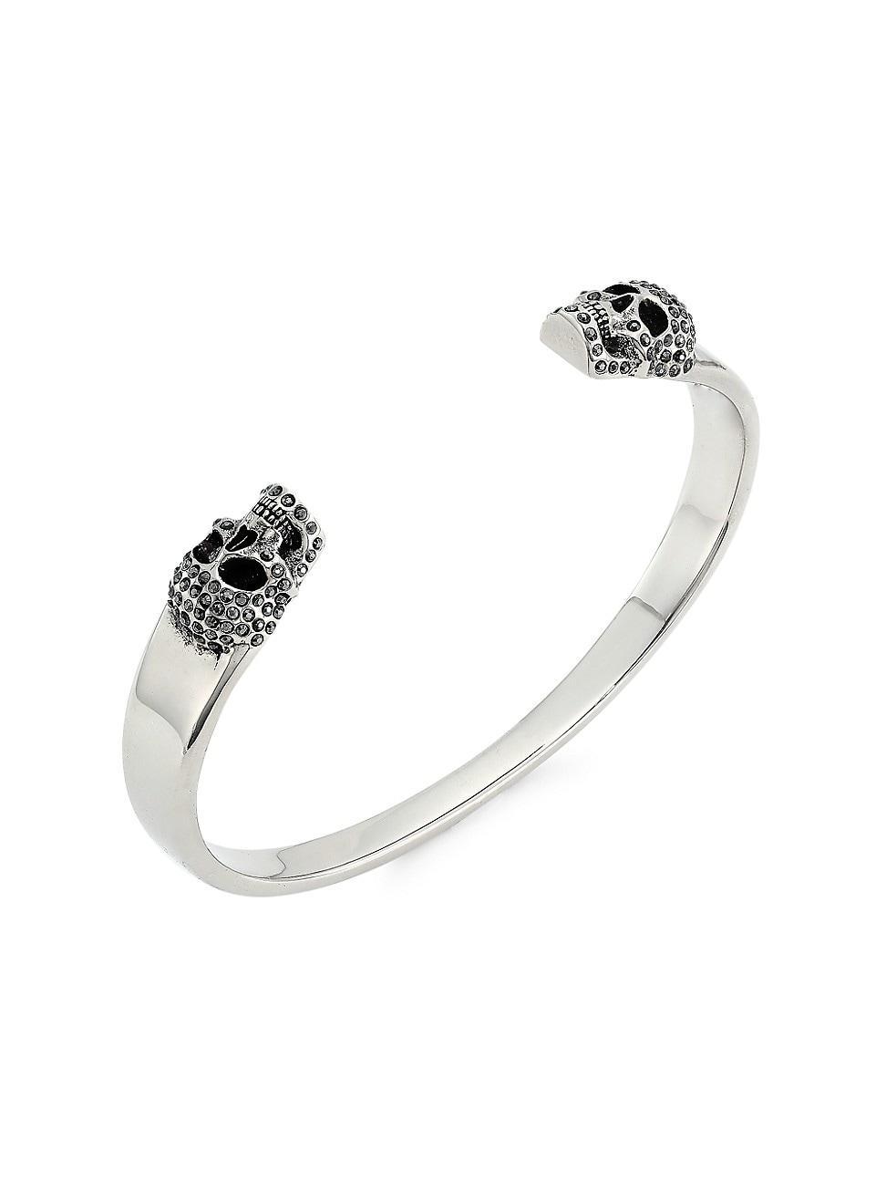 Mens Pav Twin Skull Bracelet Product Image