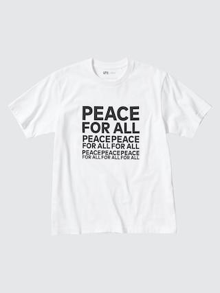 Peace For All (Short-Sleeve Graphic T-Shirt) (Kashiwa Sato) White Large UNIQLO US Product Image