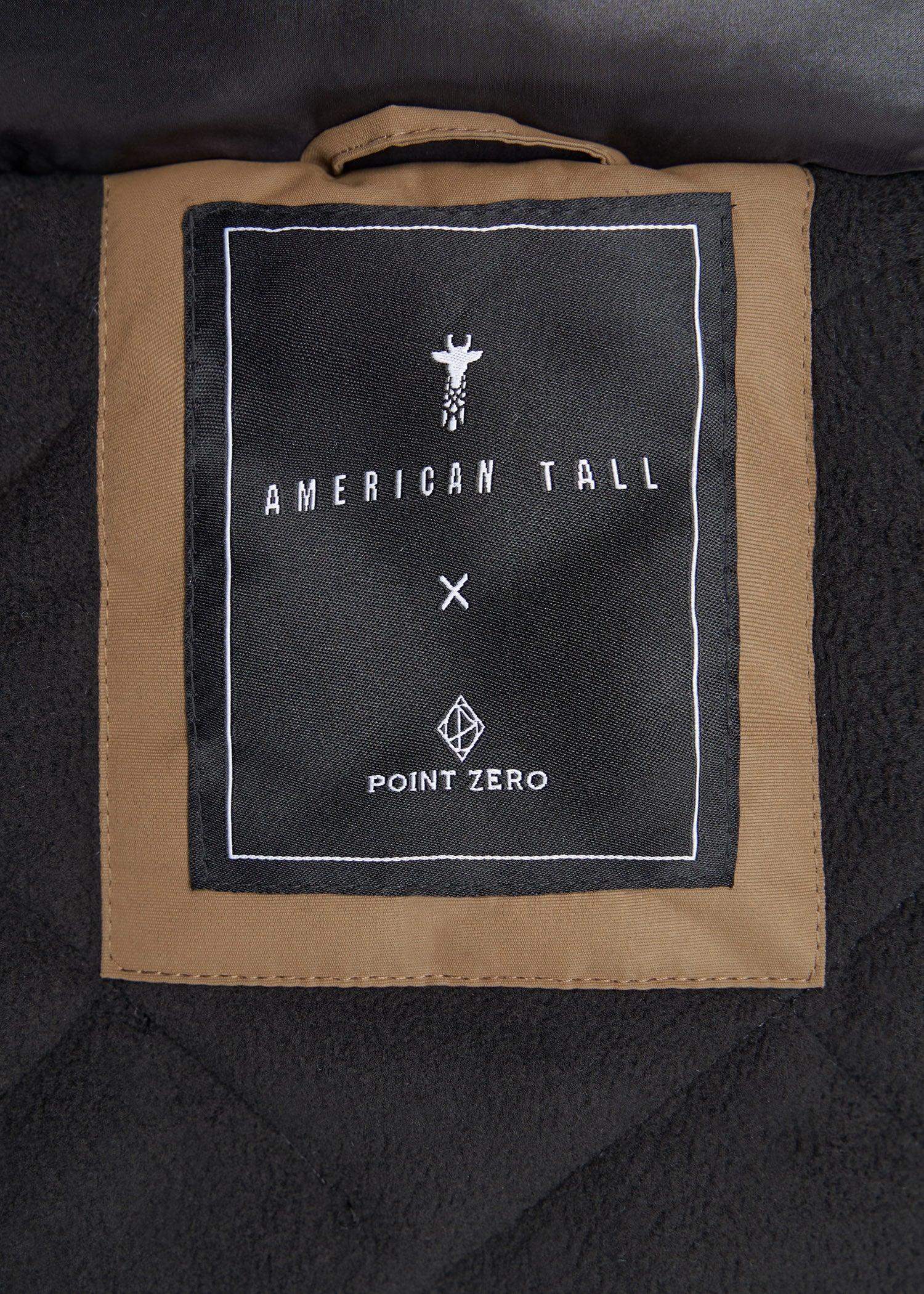 American Tall X Point Zero Tall Men's Parka in Wheat Product Image