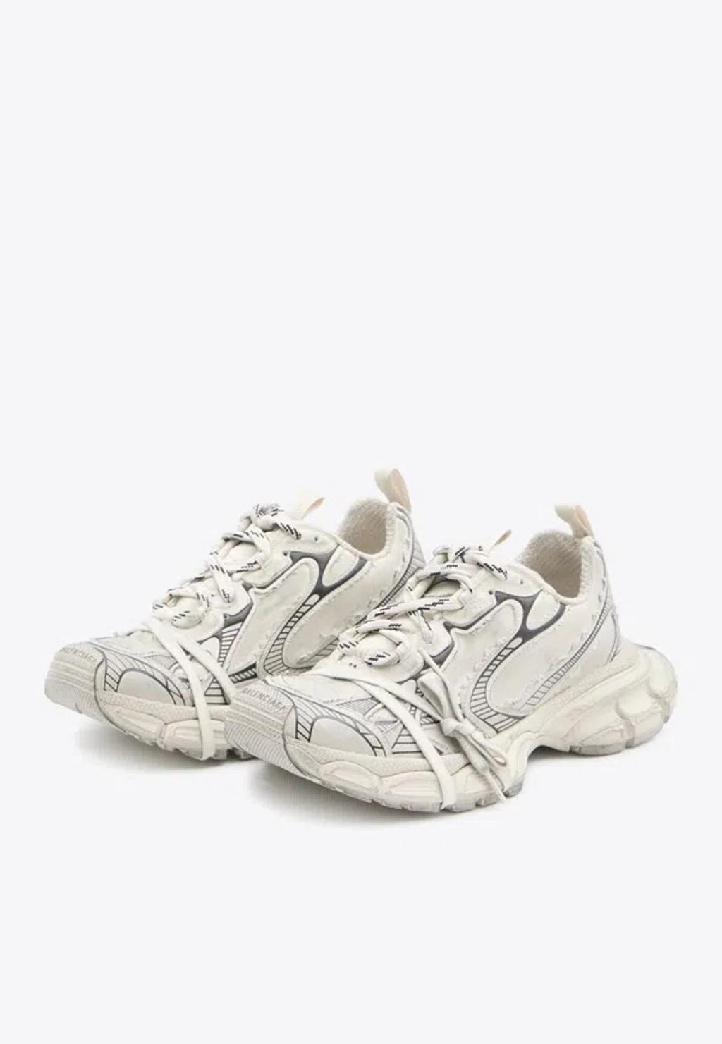 BALENCIAGA 3xl Low-top Sneakers In Beige Product Image