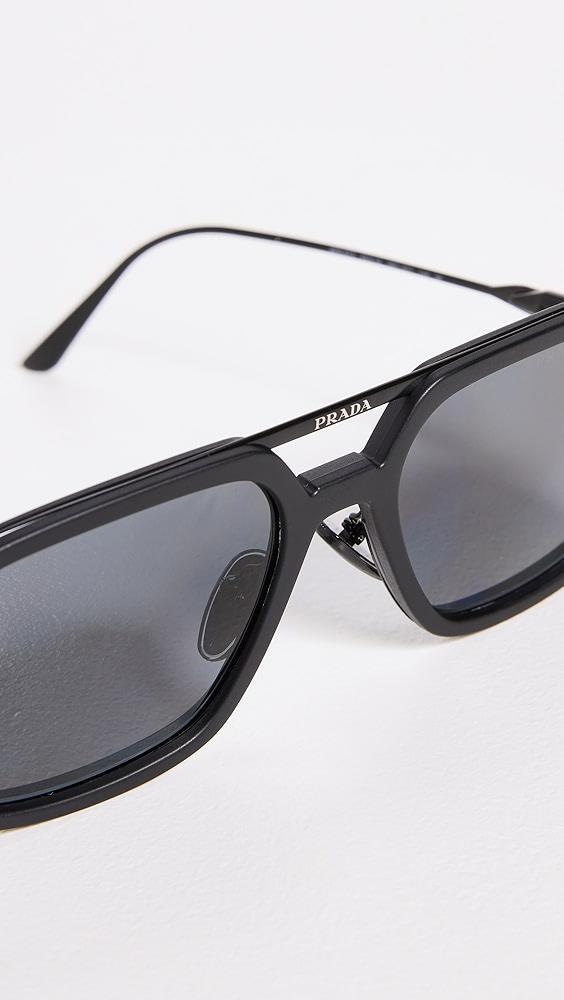 Prada Aviator Sunglasses | Shopbop Product Image