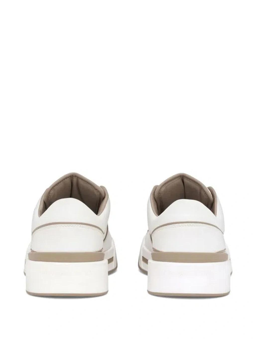 Leather Sneakers In White Product Image