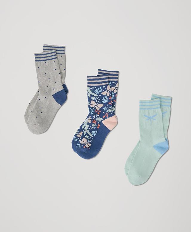 Womens The Perfect Crew Socks 3-Pack 1S Product Image