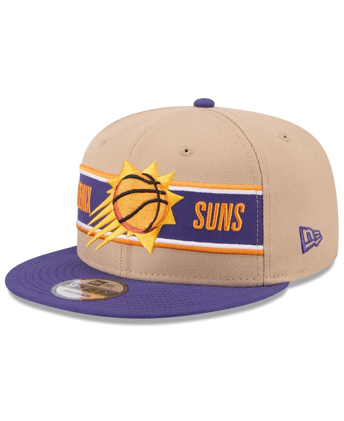 Mens New Era Tan/Purple Phoenix Suns 2024 NBA Draft 9FIFTY Snapback Hat Product Image