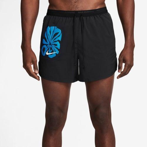 Nike Mens Dri-FIT Stride Energy 5BF Shorts - Black/Blue Product Image