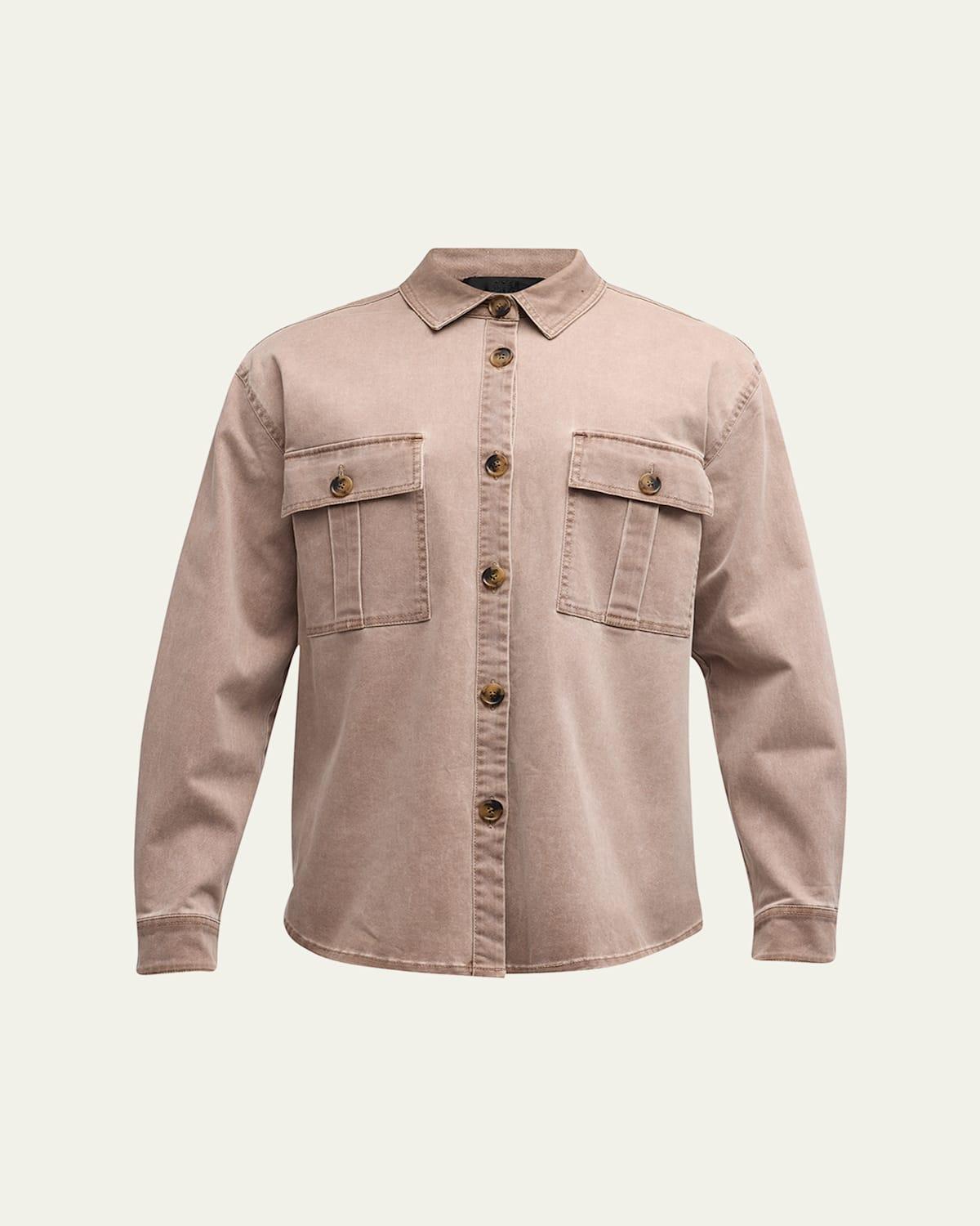 Mens Cotton Twill Overshirt Product Image