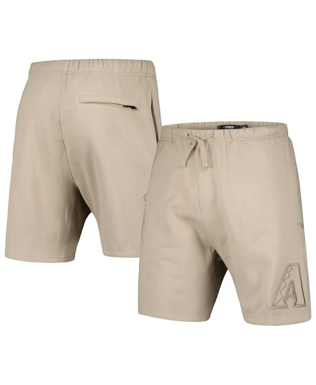 Mens Pro Standard Khaki Arizona Diamondbacks Neutral Fleece Shorts Product Image