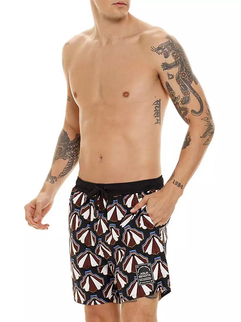 Diving Into Dreams Joe Abstract Swim Trunks Product Image