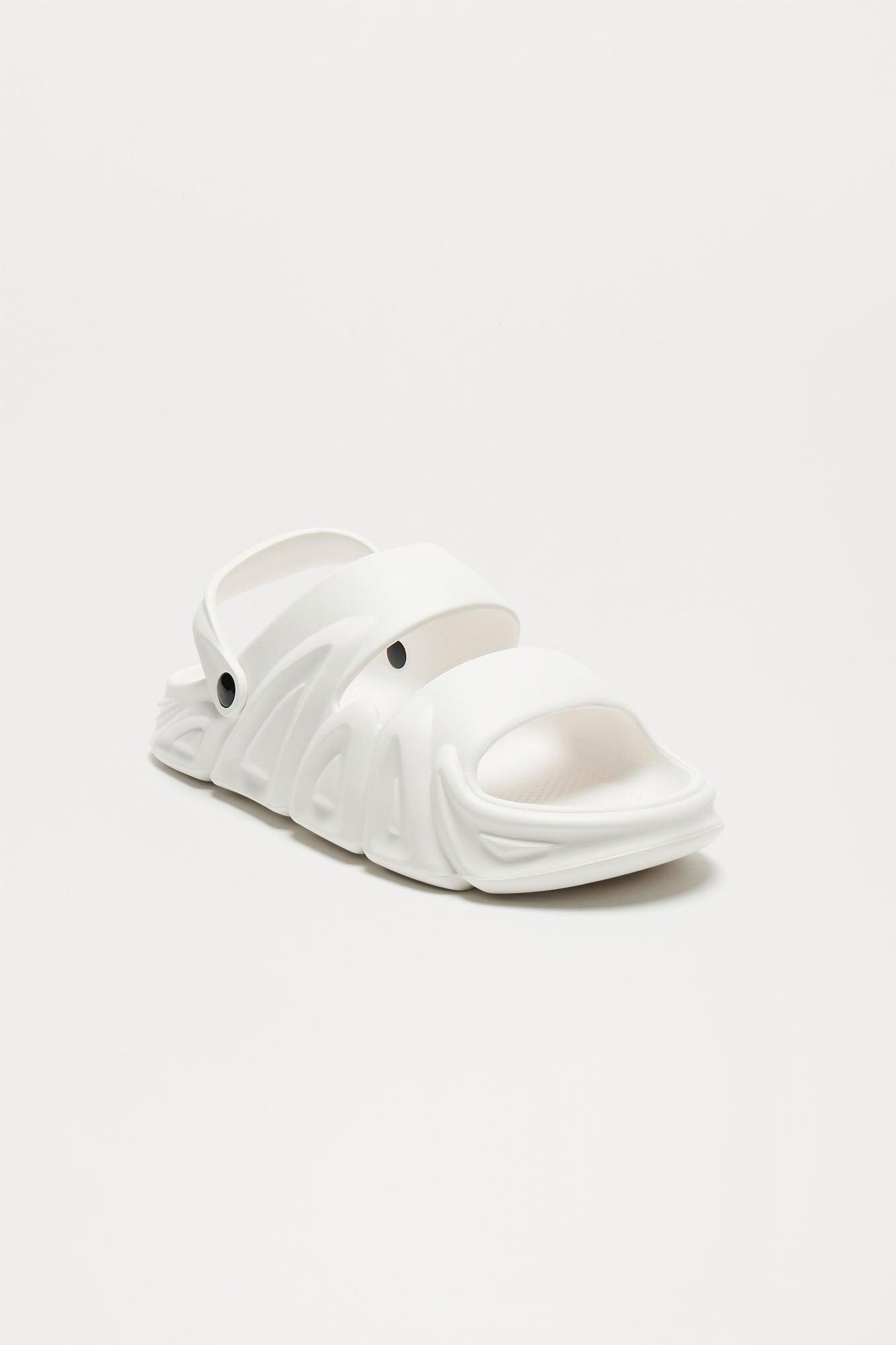 Slip Me On Slides - White Product Image