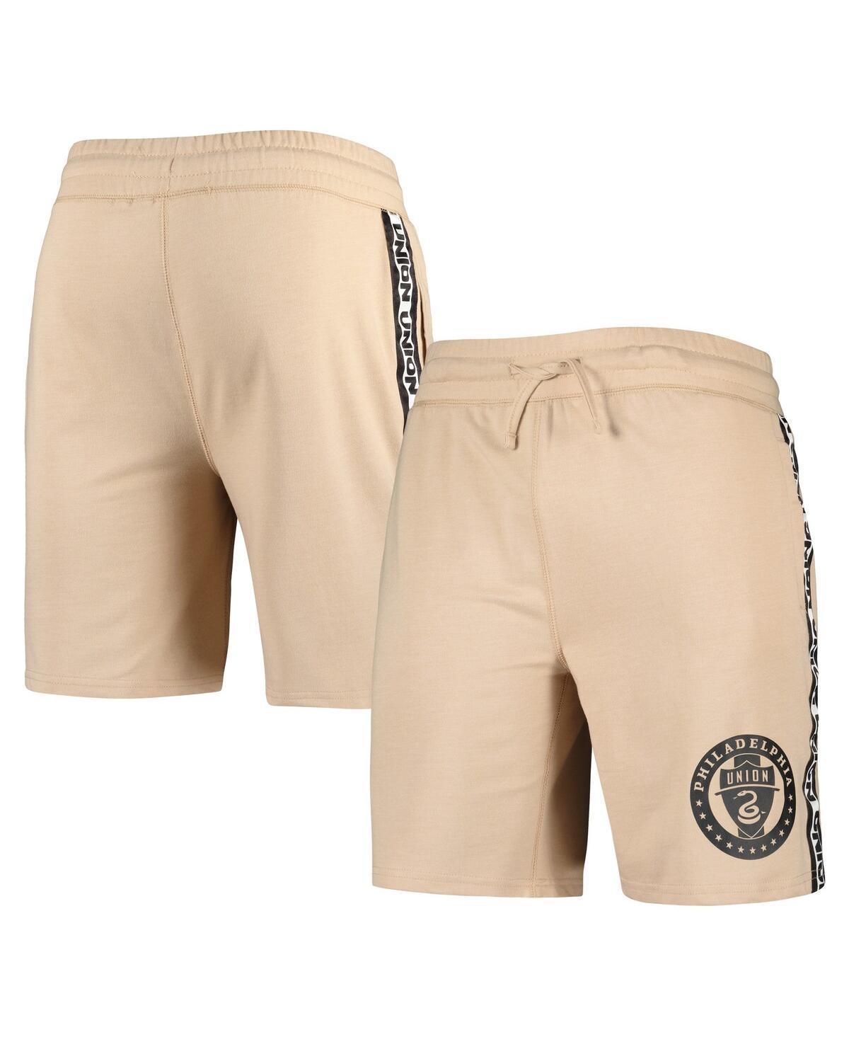 Mens Concepts Sport Tan Philadelphia Union Team Stripe Shorts Product Image