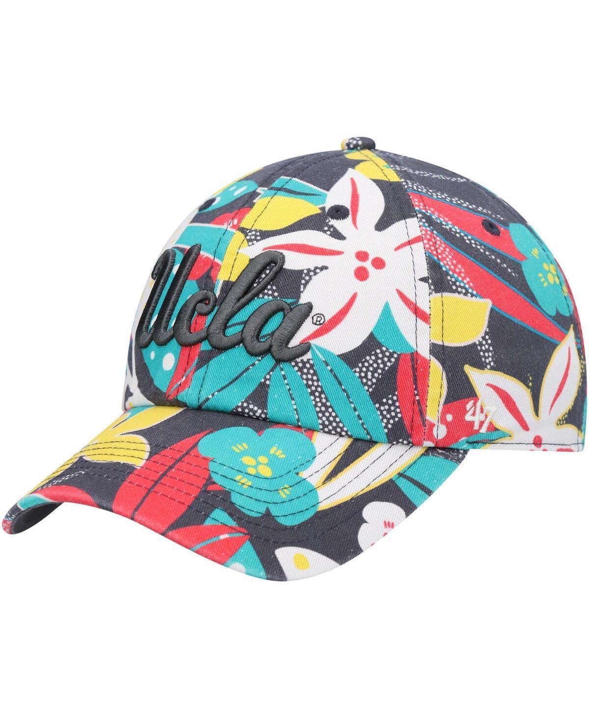 Womens 47 Brand Charcoal Ucla Bruins Plumeria Clean Up Adjustable Hat Product Image