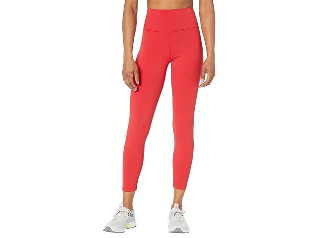 girlfriend collective Float 7/8 Length Seamless High-Rise Leggings (Flame) Women's Clothing Product Image