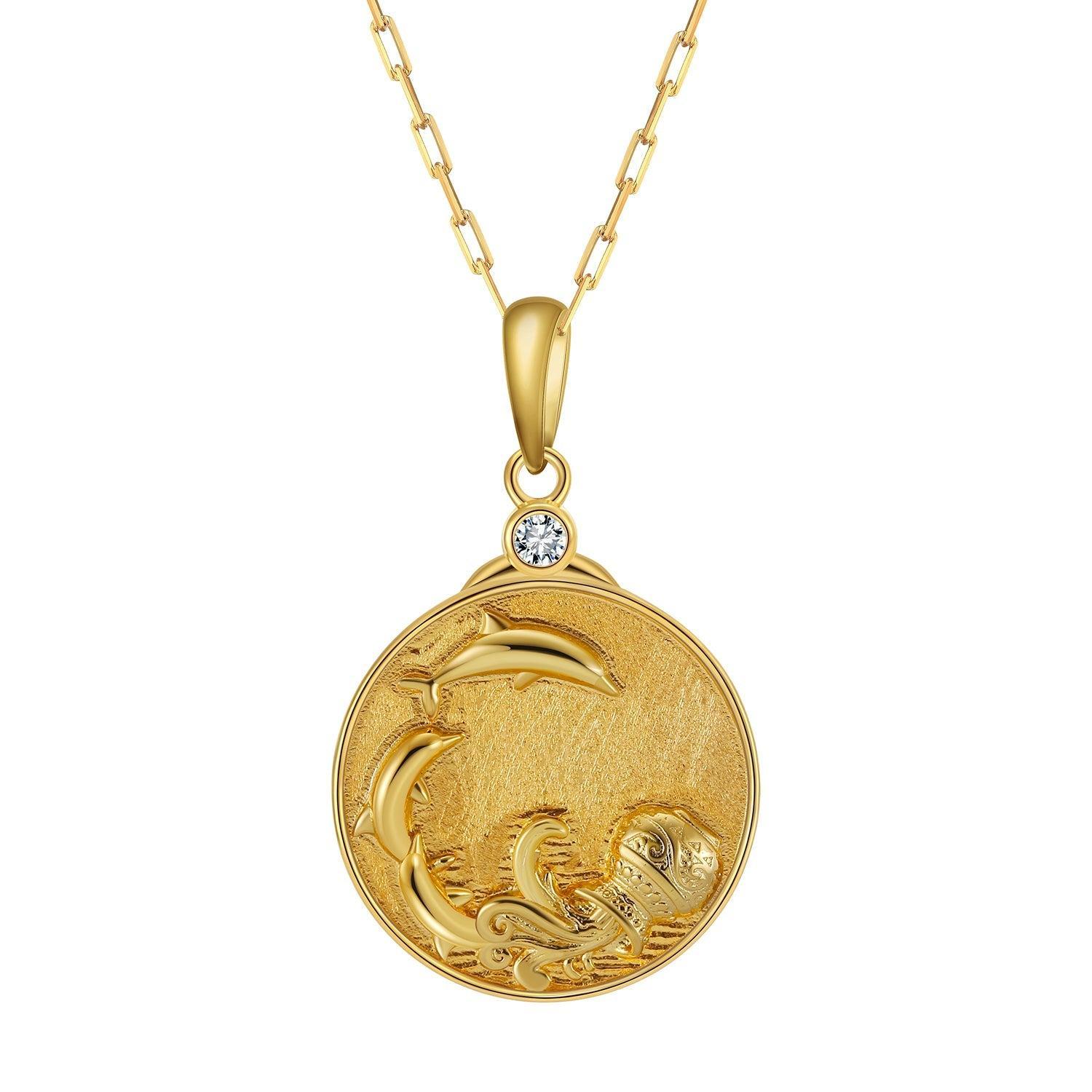 Zodiac Aquarius Necklace Female Product Image