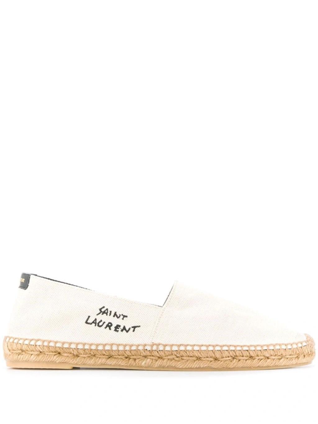 Espadrilles With Logo In Beige Product Image