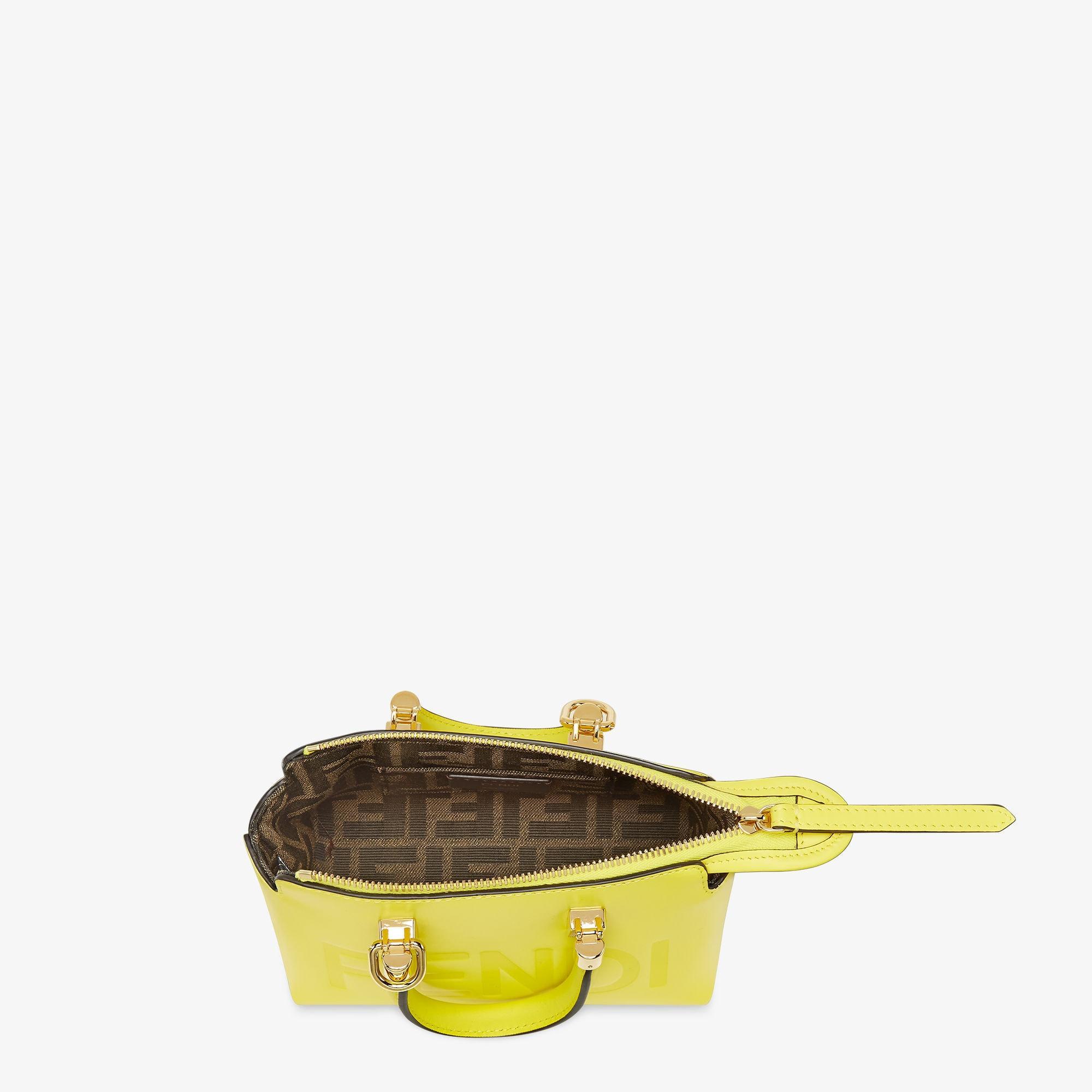 By The Way MiniAcid yellow leather small Boston bag Product Image