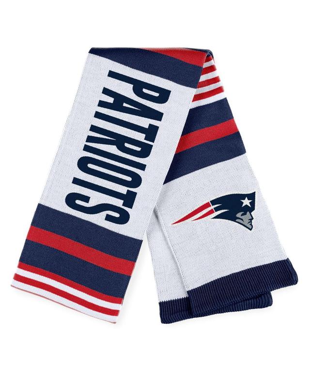 Womens WEAR by Erin Andrews New England Patriots Jacquard Striped Scarf Product Image