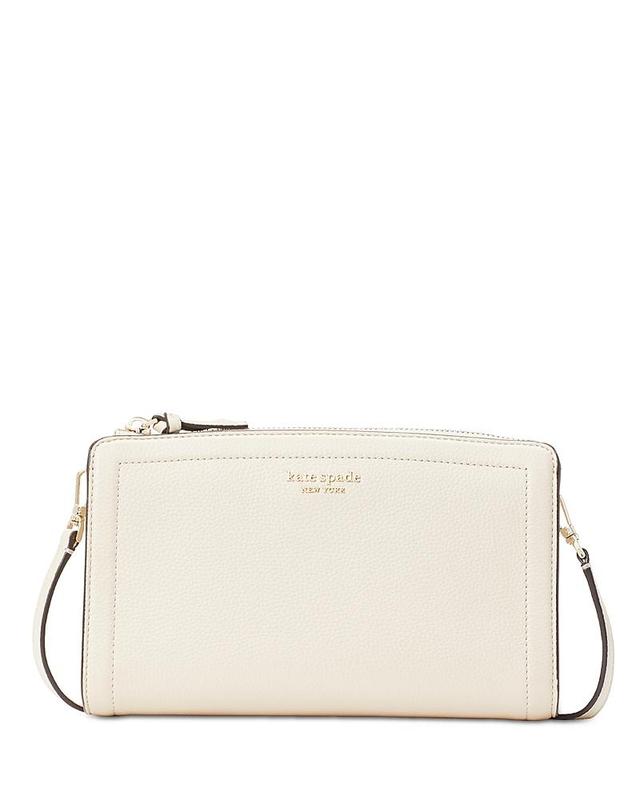 kate spade new york Knott Pebbled Leather Small Crossbody Bag Product Image