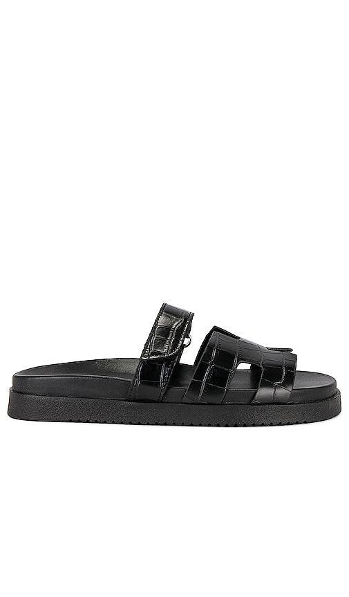 Steve Madden Mayven Leather Slide Sandals Product Image