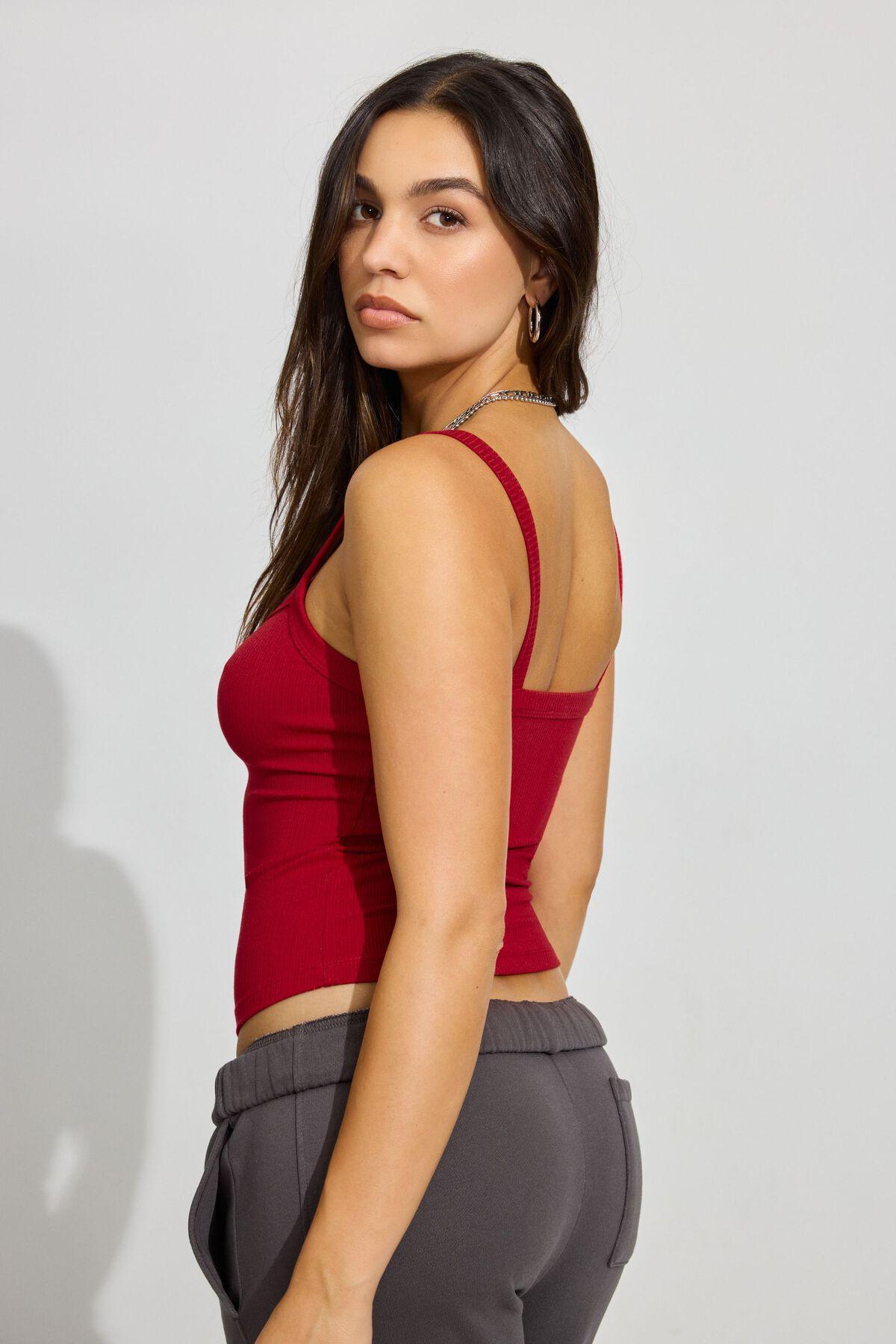 Kasey Scoop Neck Ribbed Cami Product Image