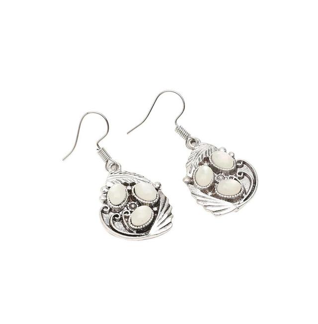 Sohi Womens Stone Drop Earrings Product Image