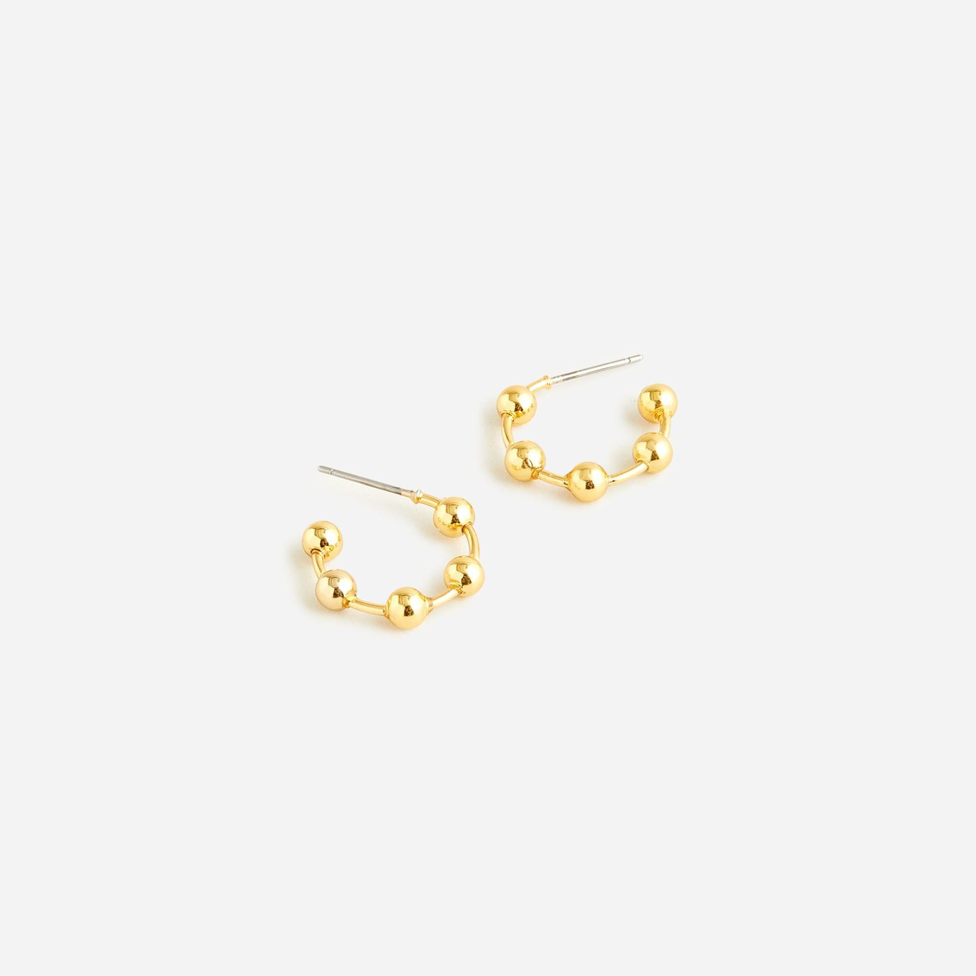 Beaded hoop earrings Product Image