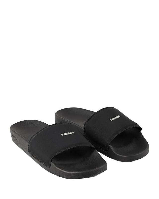 Sandro Mens Logo Pool Slides Product Image