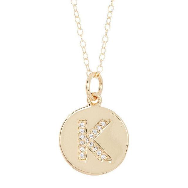 brook & york Madeline 14K Gold Plated Initial Pendant Product Image