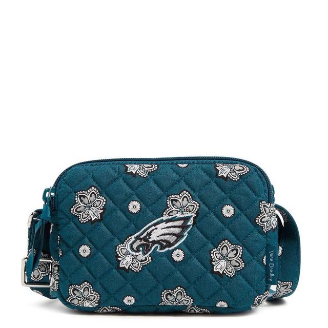 Vera Bradley NFL RFID Small Stadium Crossbody Bag Women in Philadelphia Eagles Bandana Product Image